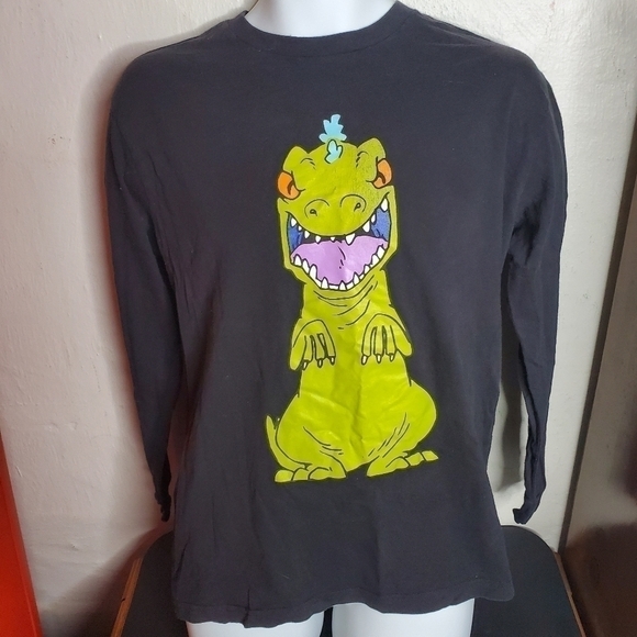 NEFF Retro Rugrats Reptar Long Sleeve T-shirt Men Size M - Picture 9 of 9
